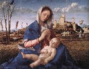 BELLINI, Giovanni Madonna of the Meadow (Madonna del prato) gh Germany oil painting reproduction